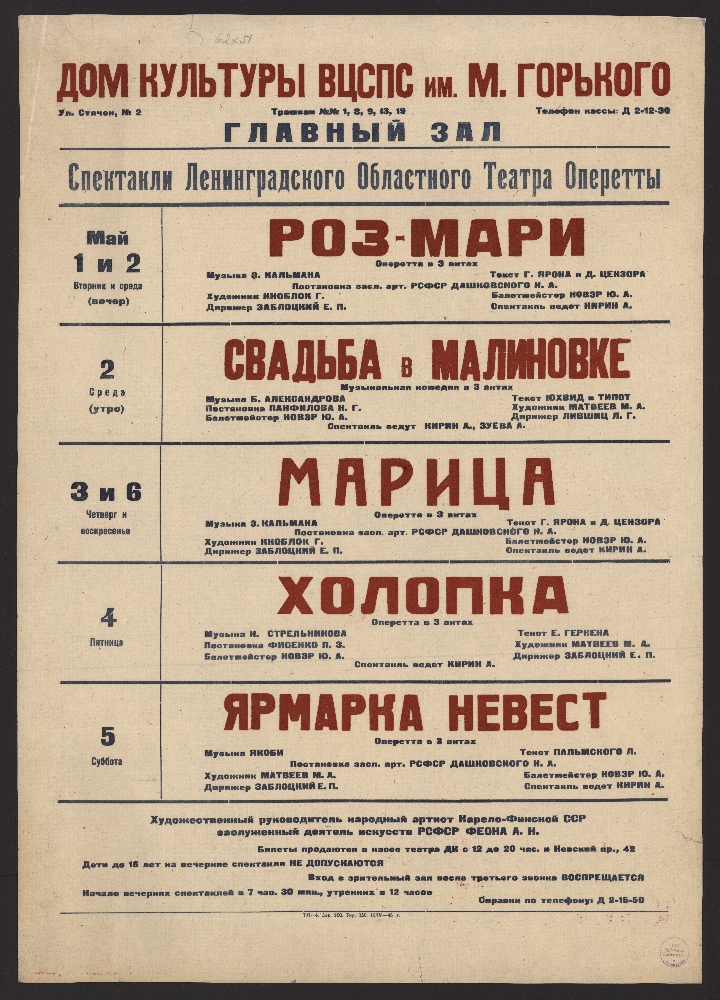 Билеты на спектакли в театрах москвы